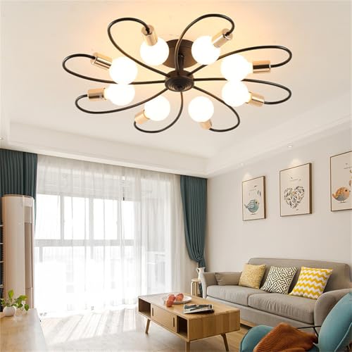 Luminaires de plafond ampoule E27 plafonnier vintage salon et chambre