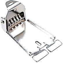 Silver String Banjo Tailpiece Replacement Durable Metal Bridge Parts for Easy Installation for Banjo Enthusiasts and Musicians Enhances Performance and Longevity