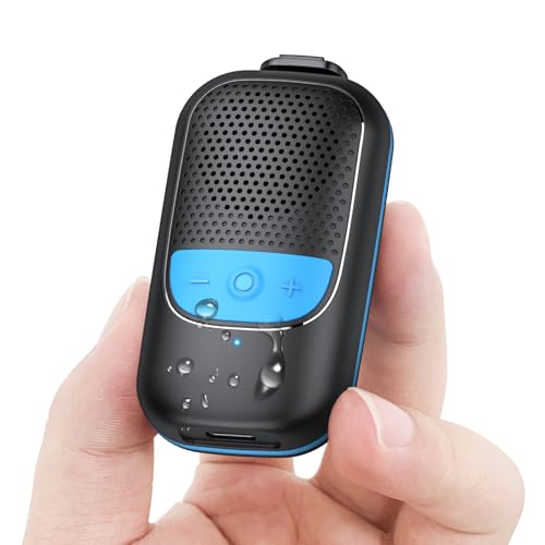 Small Bluetooth Speaker, Mini Speaker Built-in Mic, Speakers Wireless Bluetooth with 15 Hours Playtime, Hands-Free Call, IP67 Waterproof Portable Speaker for Hiking/Biking, Gifts for Women/Men