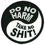 Hot Leathers Do No Harm Take No Shit 3' X 3' Patch PPL9989-3 Width x 3 Height Inches