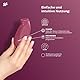 Auflegevibrator Satisfyer One Night Stand, Klitoris-Sauger mit 4 Druckwellenprogrammen, Silikon Vibrator für Sie, Klitorisstimulator, Sexspielzeug für Frauen und Paare 7,5 cm