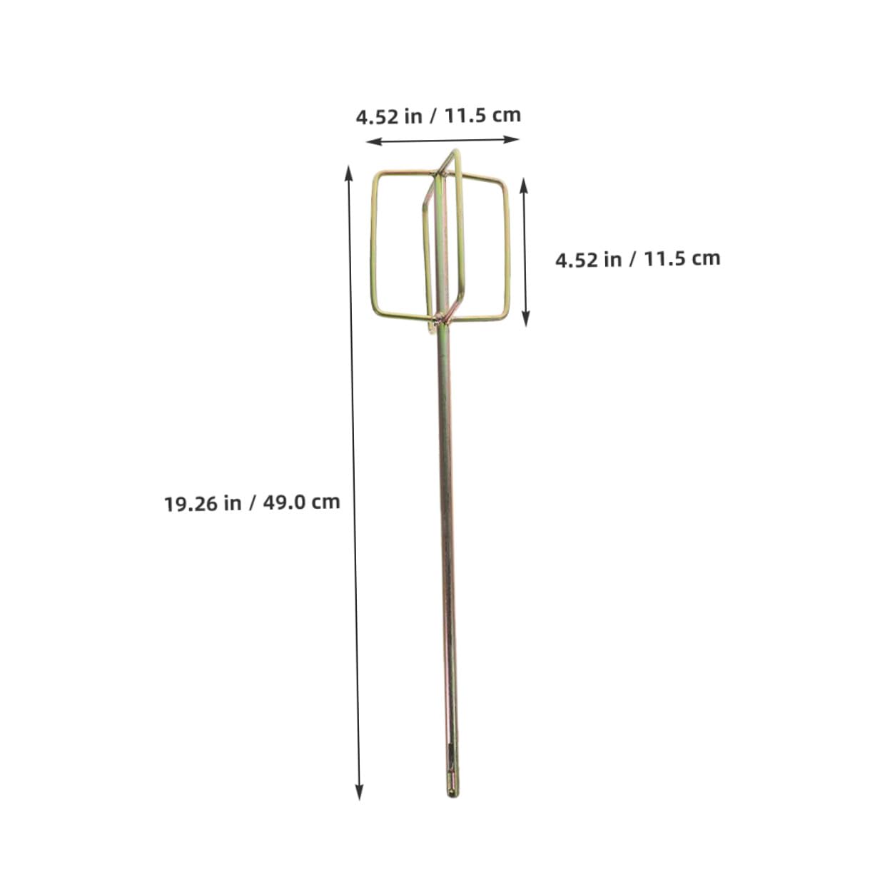 KOMBIUDA Varilla Compatibles para Taladro Mezcla Dorado Acero de Mezcladora Accesorios Duraderos Herramientas Eléctricas de Pintura y Cemento