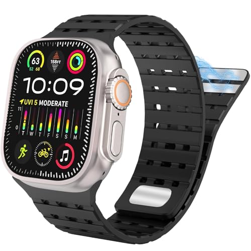 Bracelet silicone pour Apple Watch du bureau au sport avec JDIME Ultra 2