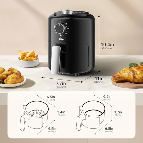 Bear 2.1 QT Air Fryer Review (2025): Compact Design & Quick Meals 2 Bear Small Air Fryer Features