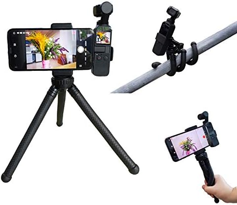 Kitspeed OSMO Pocket Tripod, Handheld Mobile Phone Tripod Mount Stand for DJI Osmo Pocket Accessories Phone Holder.