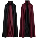 Vampire Stand Collar Cape Halloween Witch Masquerade Cloak Costumes (59β³)