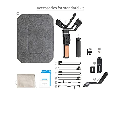Image of Camera stabilizer AK2000S AK2000C DSLR Professional Camera Stabilizer Handheld Video Gimbal Fit for DSLR Mirrorless Camera for Outdoor Video Recording (Color : AK2000s Advance Kit) (Ak2000s Standar