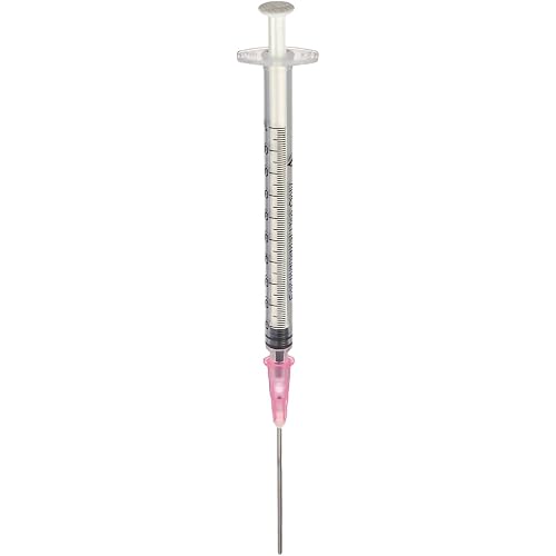 Duda Energy Syringepk001 Industrial Syringes with 18G x 1-1/2" Blunt Tip Fill Needle and Plastic Cover, 1 mL (Pack of 10)