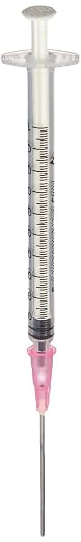 Duda Energy Syringepk001 Industrial Syringes with 18G x 1-1/2 Blunt Tip Fill Needle and Plastic Cover, 1 mL (Pack of 10)