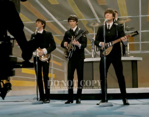 Photo des Beatles de 1964 pour décorer un salon vintage au style rock