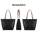 Montana West Tote Bag for Women Top Handle Satchel Purse Oversized Shoulder Handbag Hobo Bags Black MWC-559BK