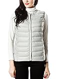 XPOSURZONE Women Packable Down Compact Vest Outdoor Puffer Vest