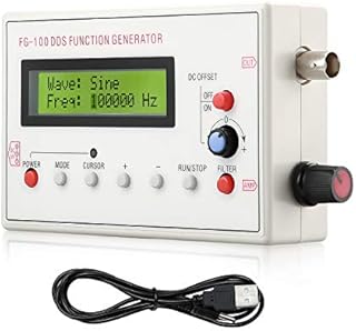1HZ-500KHZ DDS Functional Signal Generator, Seesii DDS Function Low Frequency Signal Generator Sine/Triangle/Square/Sawtooth Waveform