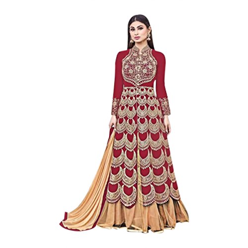 Robe designer Anarkali pour soirées et fêtes traditionnelles de luxe