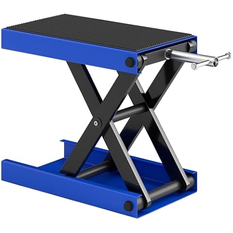 DURHAND 500KG Adjustable Motorcycle Scissor Lift Cover