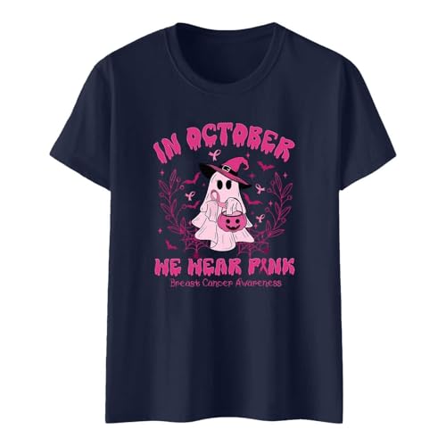 T-shirts graphiques roses à fleurs pour un look de bureau décontracté - 3