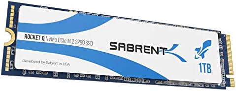 SABRENT Rocket Q 1TB NVMe PCIe M.2 2280 Internal SSD High Performance Solid State Drive R/W 3200/2000MB/s (SB-RKTQ-1TB)