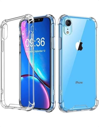 Capa Capinha Transparente Anti Impacto para iPhone XR em TPU | Bordas Reforçadas Fechada na Câmera Proteção Completa contra Quedas e Riscos | Case Flexível Cristal Clear