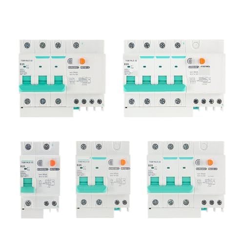 1Pcs Small Leakage Protection Circuit Breaker TGB1NLE-63 Type D Power 1P N/2P/3P N/4P(TGB1NLE-63 3P D63 30mA)