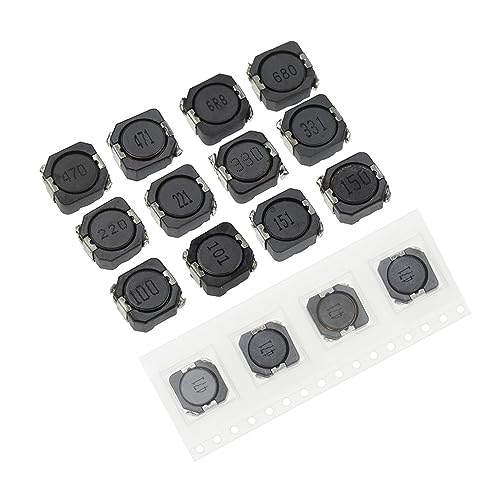 WHWRCADV 100 PCS H104R Power Inductor Shielding 2.2/4.7/6.8/10/15/22/47/68UH SMD Inductance CD104 100/150/220/330/470UH 10 * 10 * 4(100pcs 33UH-330)