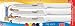 TLDSHOP® Linea Super - Inox - Set di 6 Coltelli da tavola seghettati Colore Bianco - cm 11 (Bianco, 6)