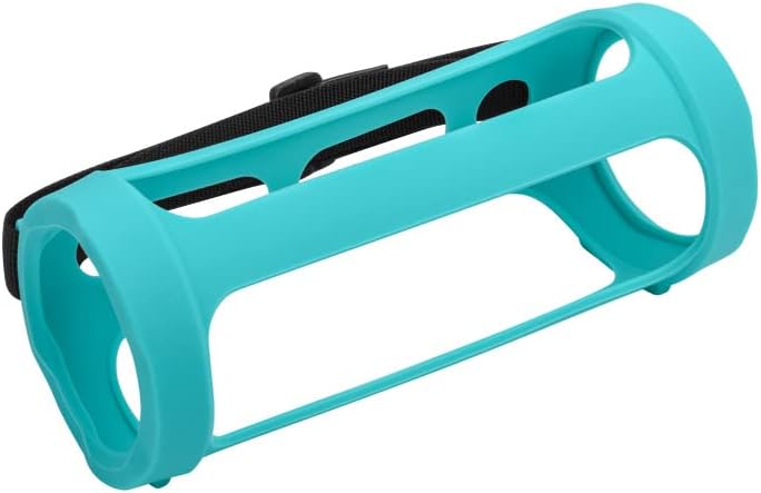 For JBL Flip Essential 2 Speaker Silicone Case Outdoor Portable Audio Case Portable Wireless Bluetooth Speaker Bag (green)