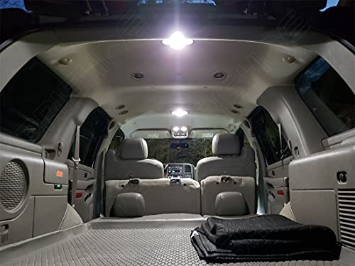 Kit de Luces LED Interiores Blancas para Chevrolet Chevy Tahoe/Suburban miniatura 4