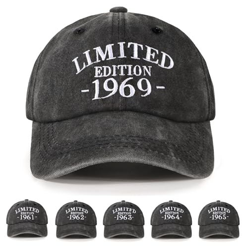 NOEMIN 56th-1969 Birthday Gifts for Men,Dad Birthday Gift - Baseball Caps Mens Cotton Adjustable Vintage
