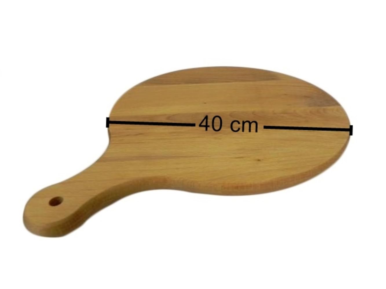 Lot De 3 Planches à Pizza Bambou - 33 Cm, Poignée, Planche à Découper Ronde - 6