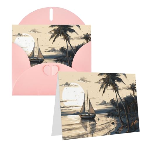 LHDGBWC Thinking of You J[h t 󔒂̃O[eBOJ[h 4x6 m[gJ[h Happy BirthdayJ[h @̃O[eBOJ[h p TL[J[h V̖ ނ {[g xr[V[J