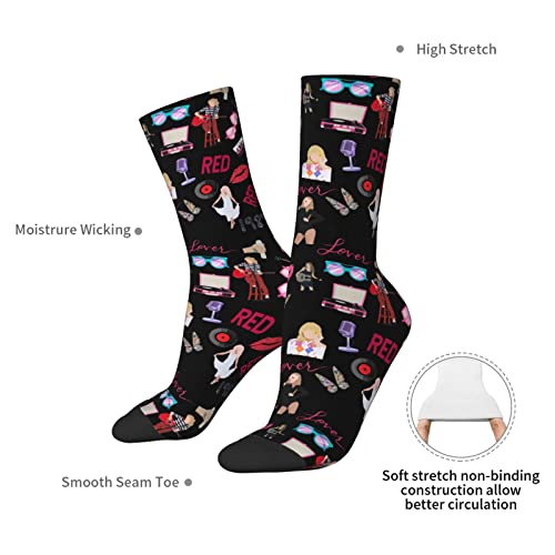Caijhoul Socks For Men Women Crew Socks Moisture Wicking Athletic Socks #TOP5