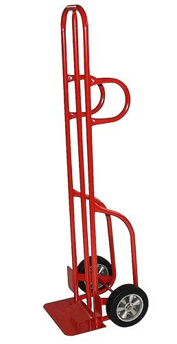 Milwaukee Hand Trucks 47186 Dual Loop Handle Truck with 8-Inch Solid Puncture Proof