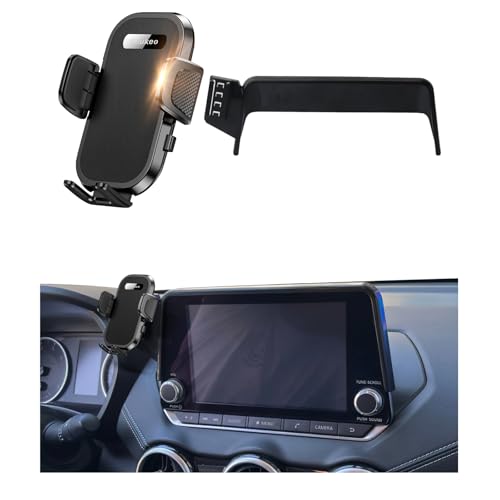 soukeo Upgraded Car Phone Holder Fits for Nissan Rogue 2021-2025/2019-2025 Altima/2020-2025 Sentra Auto Accessories(Only fit for 8.3-Inch Screen),Cradles Adjustable Cell Phone Mount for 4-7 in Phones