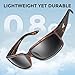 KastKing Skidaway Polarized Sport Sunglasses for Men and Women,Ideal for Driving Fishing Cycling and Running,UV Protection