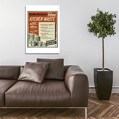 Affiche Seconde Guerre mondiale Vital War Materials, format extra large mat sans cadre - 5