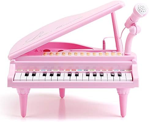 Amy & Benton Toddler Piano Toy for Baby Girls Pink 31 Keys Multifunctional Music & Sound Birthday Gift Toys for 3 4 Year Old 4 41P00 ohMQL. AC