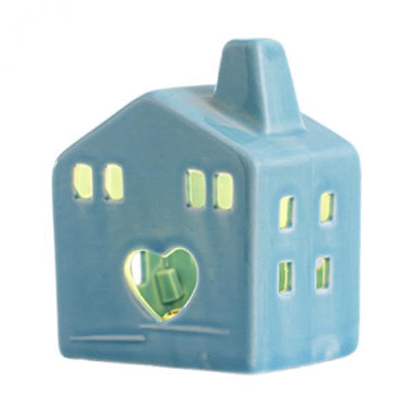 Maison de Noël en porcelaine lumineuse pour illuminer vos soirées d'hiver au salon