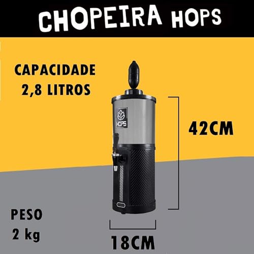 Chopeira Portátil Cevejeira Refrigerada Gelo Serpentina Chopp Torre Churrasco