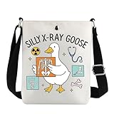 G2TUP Xray Goose クロスボディバッグ X-Ray Tech Gifts Xray Goose ナースショルダーバッグ 放射線技師クロスボディバッグ, Silly X-ray Cb, ウエスタン。