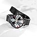 SHENGKE Reloj de Mujer Cielo Estrellado con Cristal de Corte de Diamantes Brillantes y Correa de Malla de Acero Inoxidable Relojes Elegantes para Mujer Imagen de SHENGKE Reloj de Mujer Cielo Estrellado con Cristal de Corte de Diamantes Brillantes y Correa de Malla de Acero Inoxidable Relojes Elegantes para Mujer