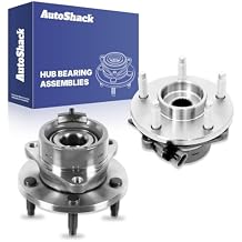 AutoShack Front Wheel Hub Bearing Assemblies - Driver and Passenger Side for Chevrolet & Saturn, Cobalt 2005-2010 HHR 2006-2011 Ion 2003-2007, FWD L4 2.0L 2.2L 2.4L - 5-Lug, with ABS