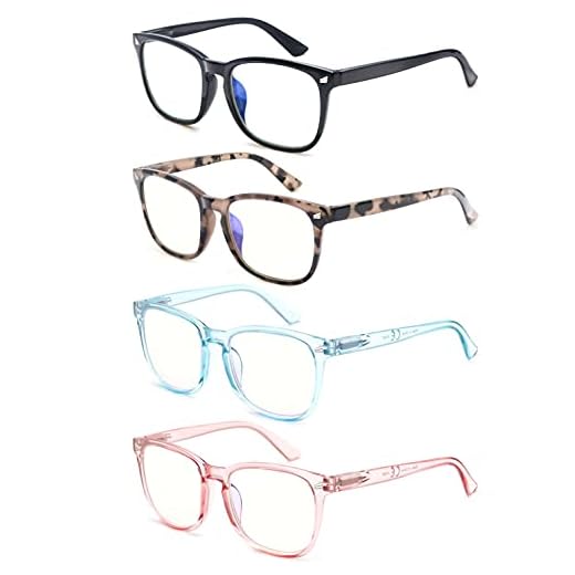 MODFANS Gafas de Lectura 1.0 Mujeres Anti luz Azul,Gafas con Filtro Luz Azul,Anti-UV,Proteccion para Pantalla/TV/Tablet/Movil/Juegos/Smartphone