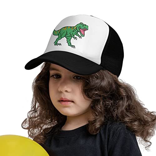 Wisedeal Boys' T Rex Dinosaur Trucker Hat Adjustable Mesh Baseball Cap For Boys Girls Youth Kids #TOP6