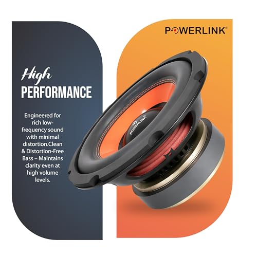 Image of POWERLINK 8 inch Subwoofer Orange