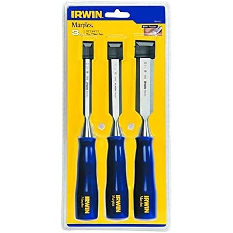 Irwin Marples M444 Blue Chip B/E Chisel Set 3 Cover