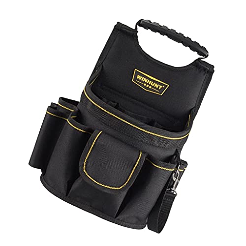 B Blesiya Bolsa de ferramentas Oxford resistente para eletricista cintura bolsa de ferramentas boca