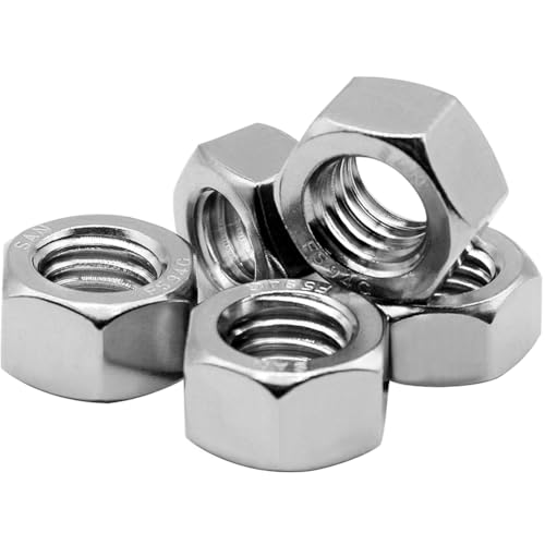 Écrous 1/4"-20 inox 304 Beduan quincaillerie de quai lot de 100 pièces filetées