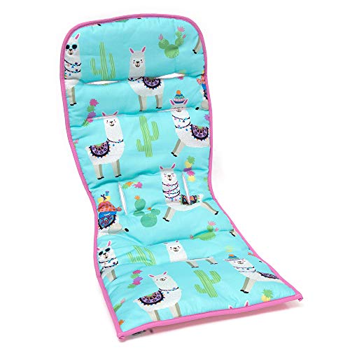 Protetor Capa de Carrinho, Momis Petit, 14, Dupla-Face Lhamas, Multicor, Universal