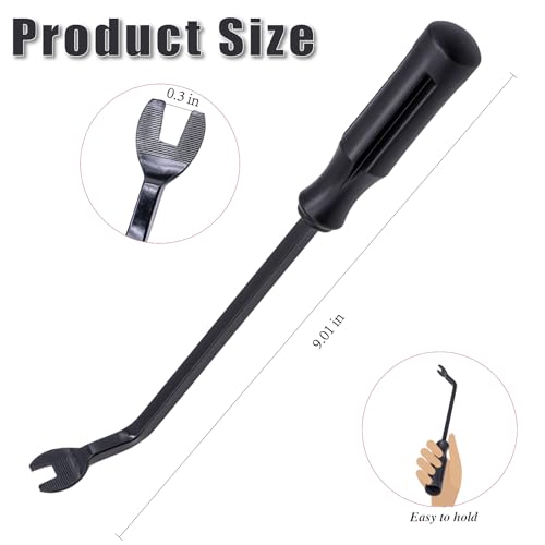 Image of 1 PCS Car Clips Fastener Remover Tool, Car Panel Dashboard Door Window Tool, Fastener Car Panel Door Interior Window Tool, Clip Puller Rivet Removal Tool (Black)