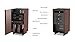 BDI Corridor 8172 Enclosed Audio Tower, Chocolate Stained Walnut